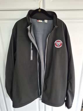 Jaguar XL Black Softshell Jacket with Emblem Patch